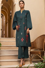 Sada Bahar Stitched 2 Piece Co Ords Emb Jacquard Vol-05 Collection'2024-D-05-Green
