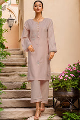 Sada Bahar Stitched 2 Piece Co Ords Emb Jacquard Vol-05 Collection'2024-D-03-Pink