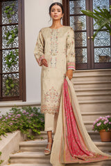 Sada Bahar Stitched 3 Piece Emb Summer Lawn Collection'2024-D-2122-Skin