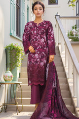 Sada Bahar Stitched 3 Piece Laser Cutwork Chikankari Vol-02 Collection'2024-CK-07-Purple