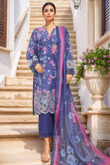 Sada Bahar Stitched 3 Piece Printed Chikankari Vol-01 Collection'2025-PCK-Blue