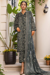Sada Bahar Stitched 3 Piece Printed Lawn Vol-03 Collection'2025-PR-3291-Dark Green
