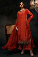 Lux Edit By Zaaviay Stitched Sahara Nights (Three Piece)