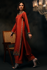 Lux Edit By Zaaviay Stitched Sahara Nights (Three Piece)