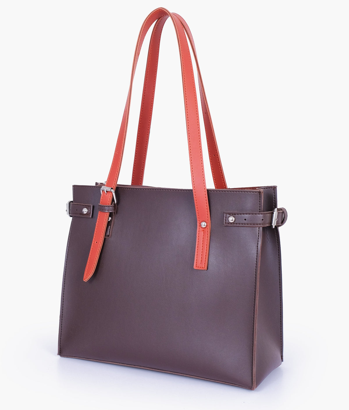 RTW Creation - Dark brown satchel tote bag