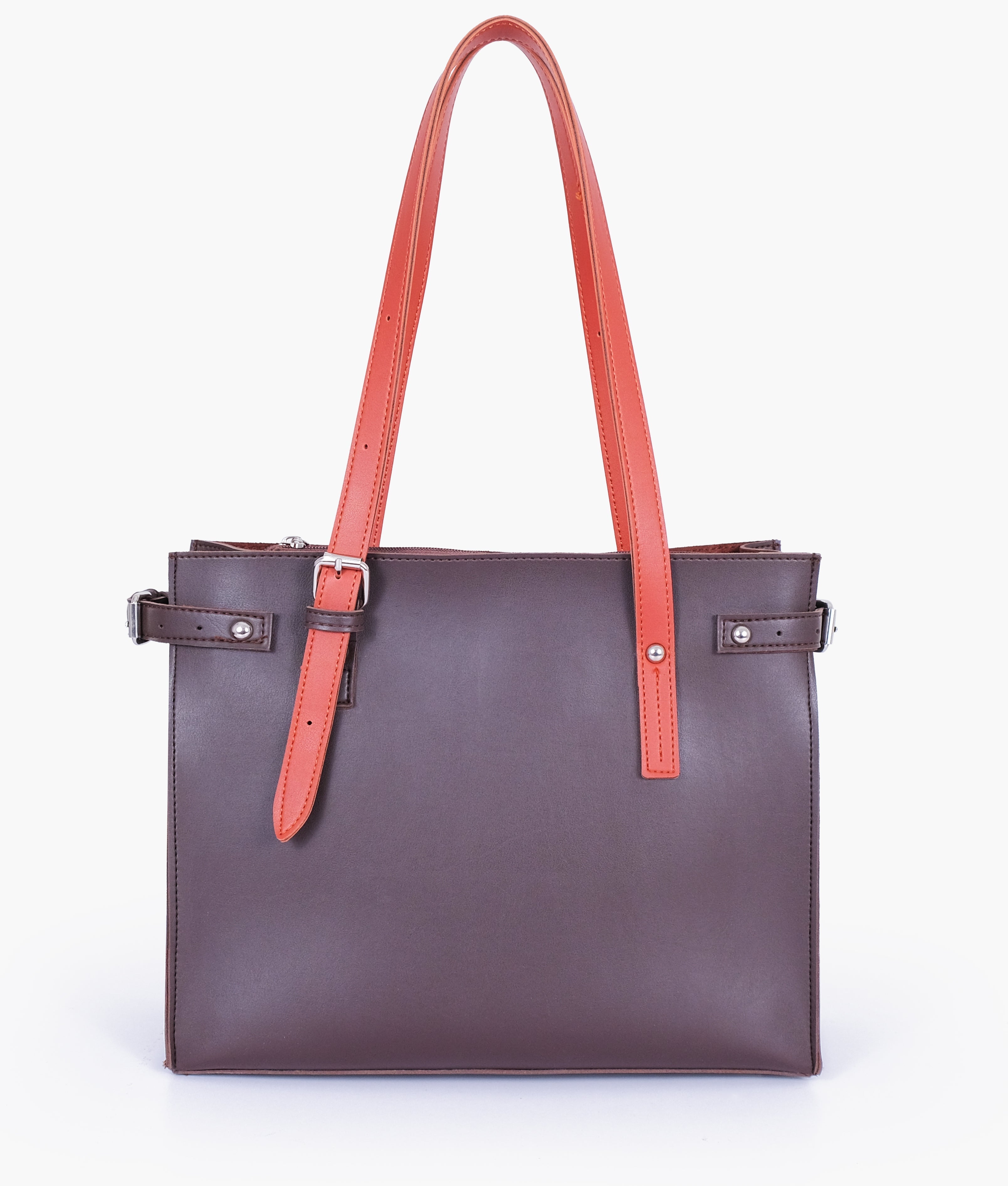RTW Creation - Dark brown satchel tote bag