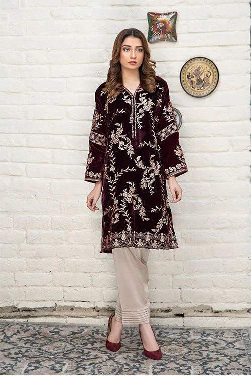 Panache Apparel Stitched Velvet Collection-Serene