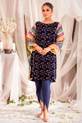 Bagh-E-Makhmal By Zaaviay Stitched Velvet Zarnish (Two Piece)