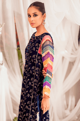 Bagh-E-Makhmal By Zaaviay Stitched Velvet Zarnish (Two Piece)