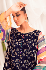 Bagh-E-Makhmal By Zaaviay Stitched Velvet Zarnish (Two Piece)