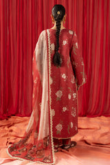 Sheen by Alizeh Unstitched 3 Piece Prints Lawn Collection'2024-06-Russet