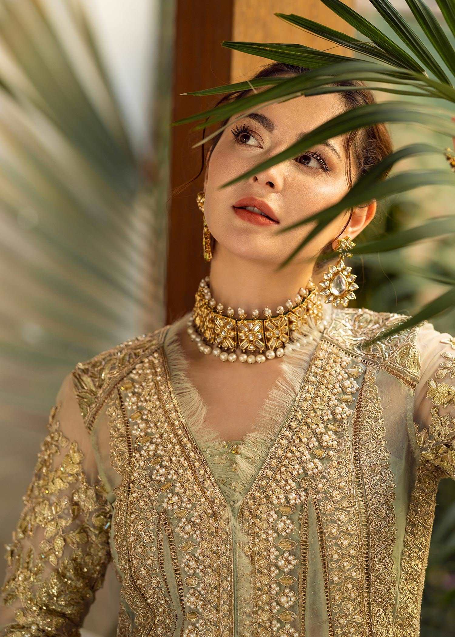 Aik Jhalak by Crimson Unstitched 3 Piece Wedding Collection'2022-03-Shikarga
