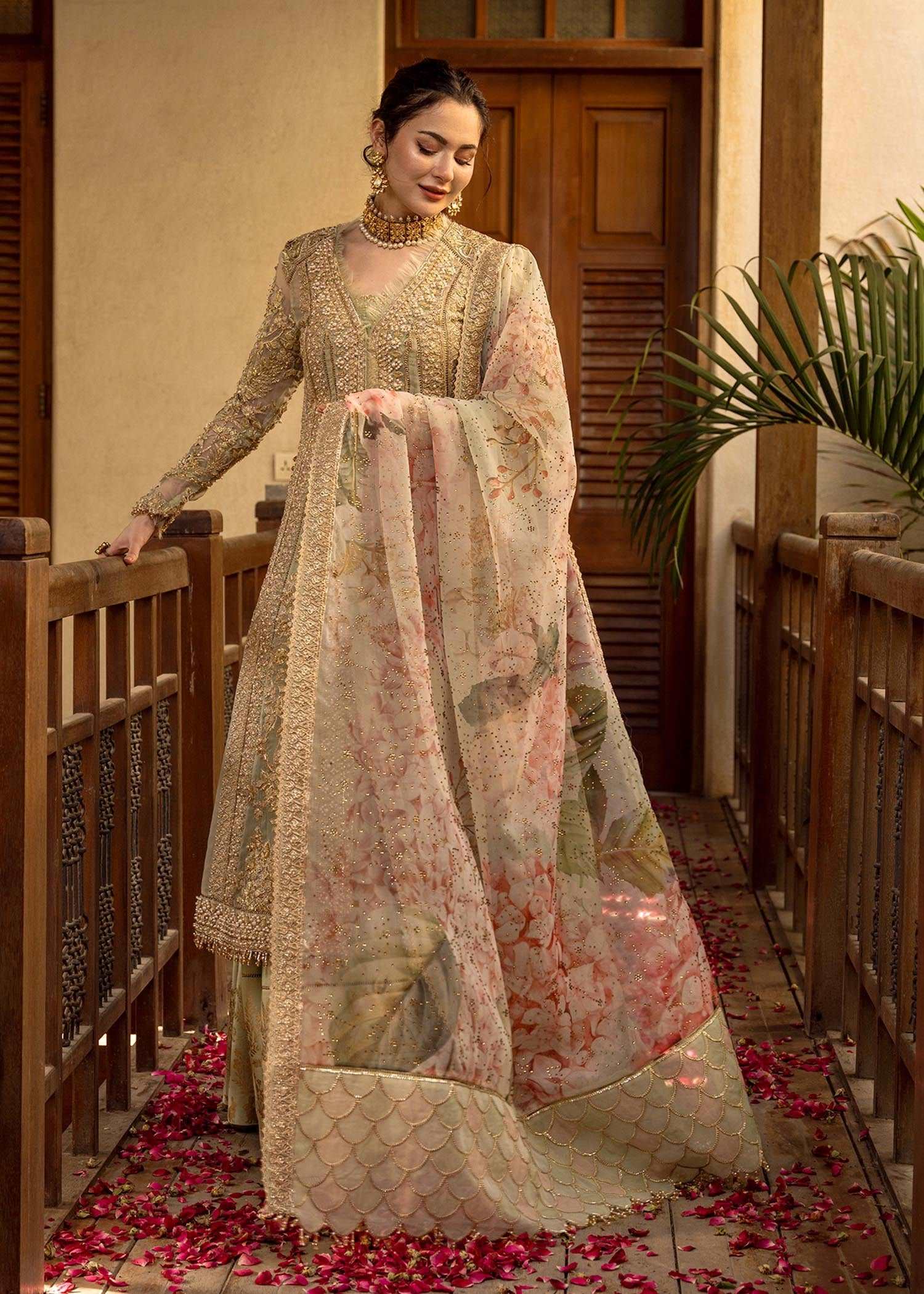 Aik Jhalak by Crimson Unstitched 3 Piece Wedding Collection'2022-03-Shikarga