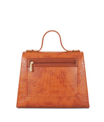 RTW Creation - Sienna crocodile cross-body bag with top-handle