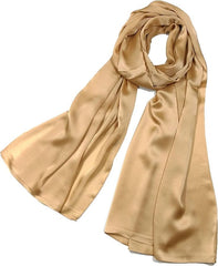 Bustangi Golden Crinkle Silk Hijab