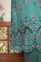 Dressline Unstitched 3 Piece Chikankari Emb  Doriya Lawn Collection