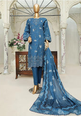 Dressline Unstitched 3 Piece Chikankari Emb  Doriya Lawn Collection
