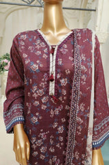Dressline Unstitched 3 Piece Chikankari Emb  Doriya Lawn Collection