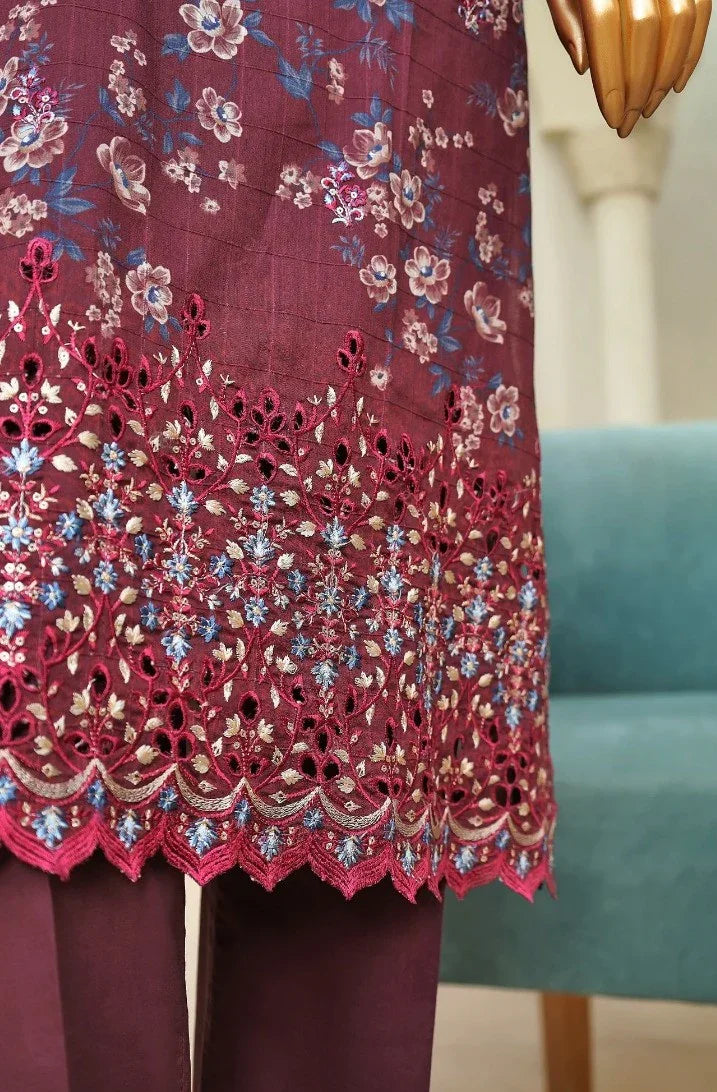 Dressline Unstitched 3 Piece Chikankari Emb  Doriya Lawn Collection
