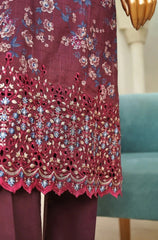 Dressline Unstitched 3 Piece Chikankari Emb  Doriya Lawn Collection
