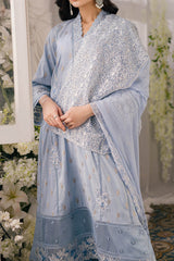 Eid Drop 2 By Azure Unstitched 3 Piece Ensembles Festive Jacquard Lawn Collection'2024-57-Slate-Symphony