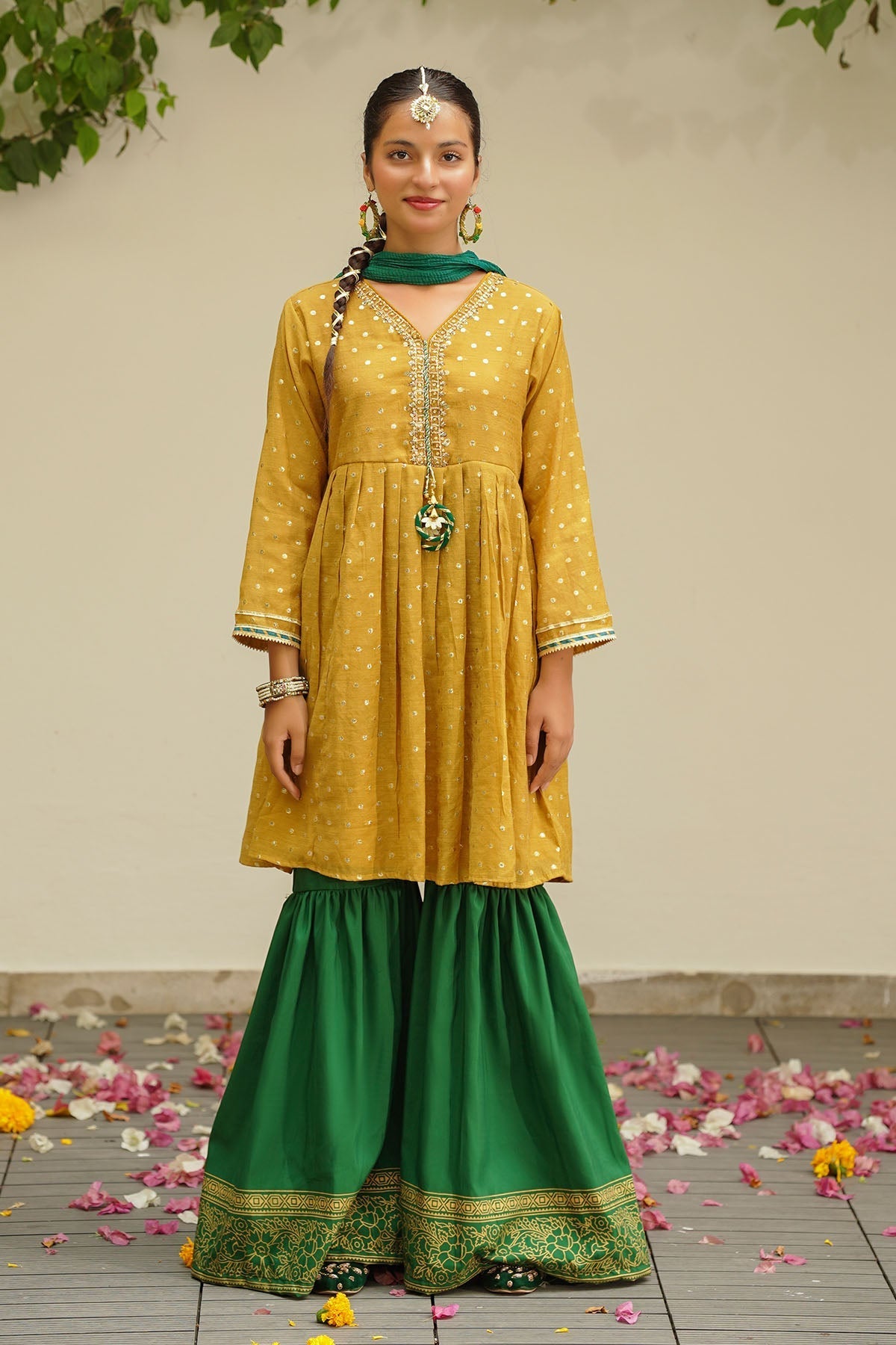 Slub Manar Hand Adda Work 3 Pc Suit for girls, showcasing exquisite hand embroidery and elegant design, ideal for a stunning wedding look.