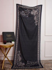 Tng By Md Men Stole Collection-Gehrai Stole (Black - Men)