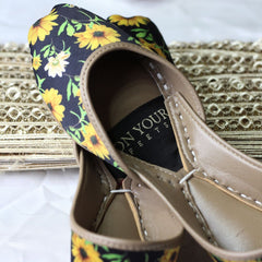 On Your Feets Casual Khussa-Sunflower Bloom