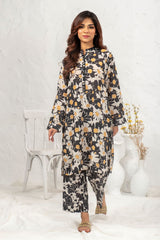 Chic Swiss Lawn Digital Printed 2-piece suit, showcasing vibrant digital prints on premium lawn fabric, perfect for a stylish and comfortable look.