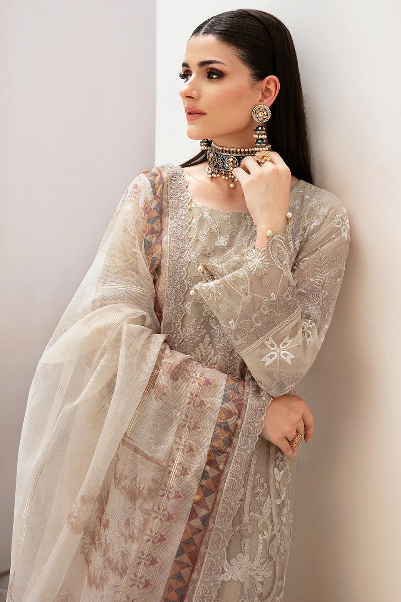 Dastan by Ramsha Unstitched 3 Piece Formals Vol-02 Collection'2025-T-201