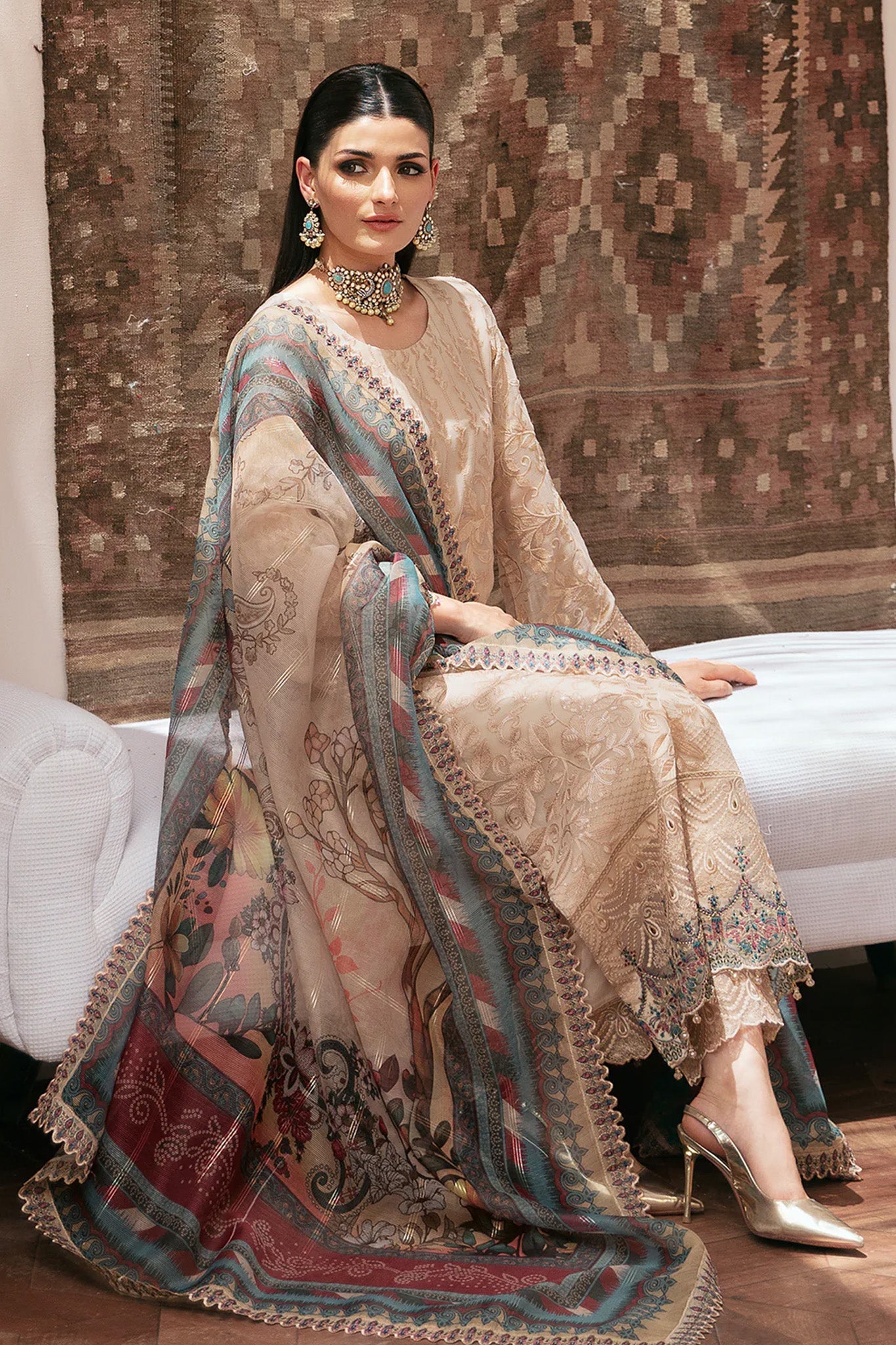 Dastan by Ramsha Unstitched 3 Piece Formals Vol-02 Collection'2025-T-208