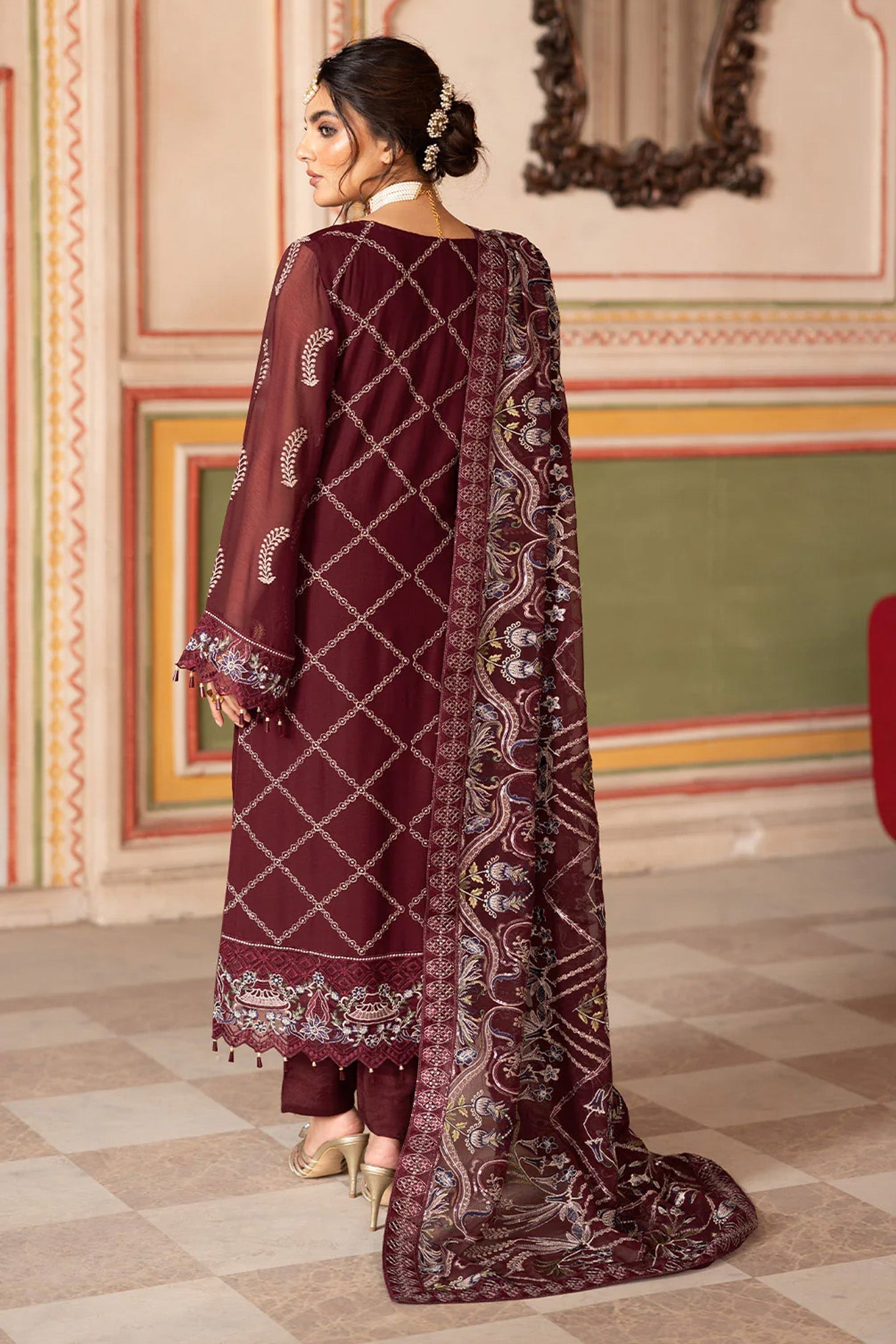 Dastan by Ramsha Unstitched 3 Piece Formals Vol-03 Collection'2025-T-301