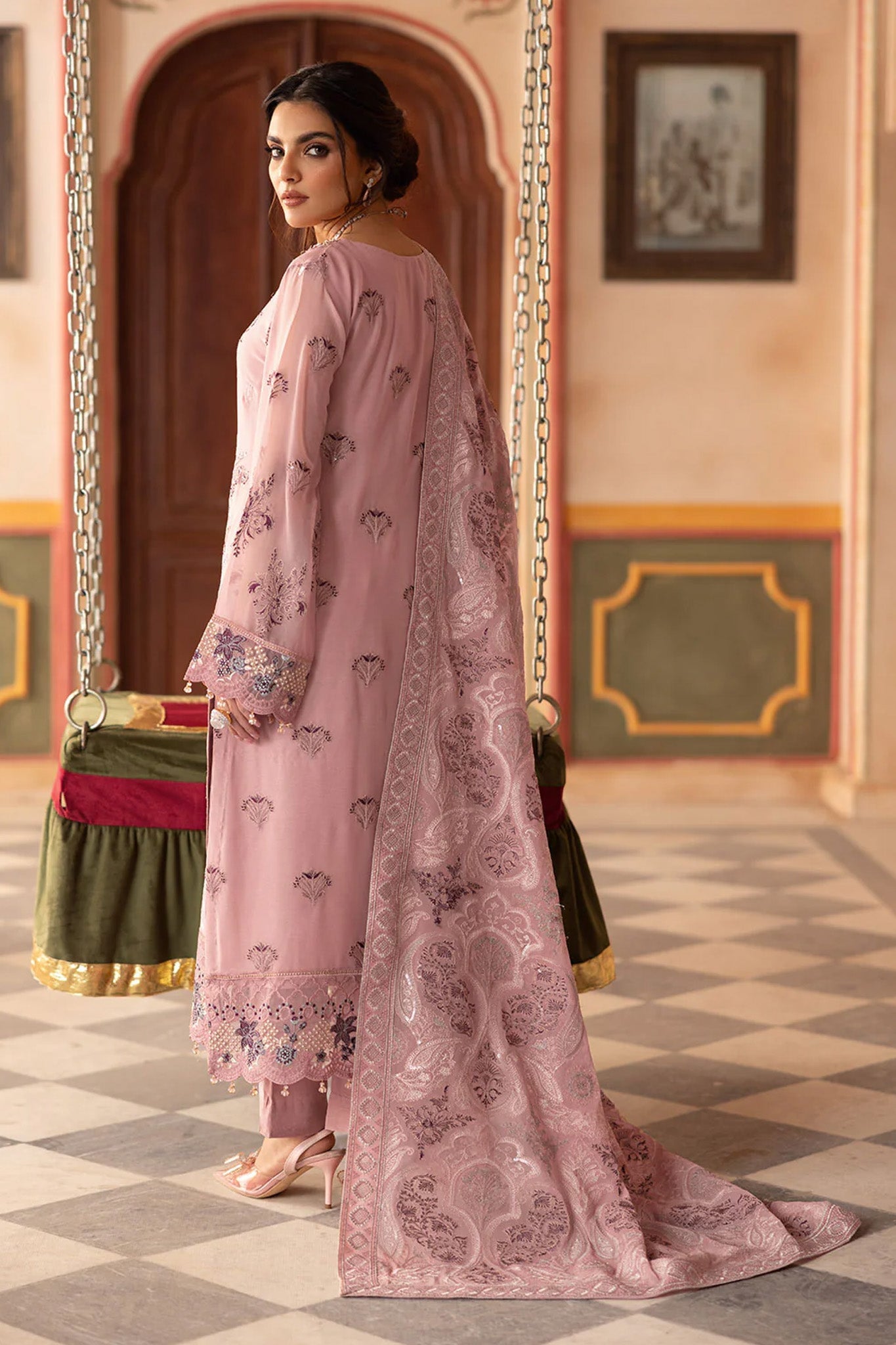 Dastan by Ramsha Unstitched 3 Piece Formals Vol-03 Collection'2025-T-303