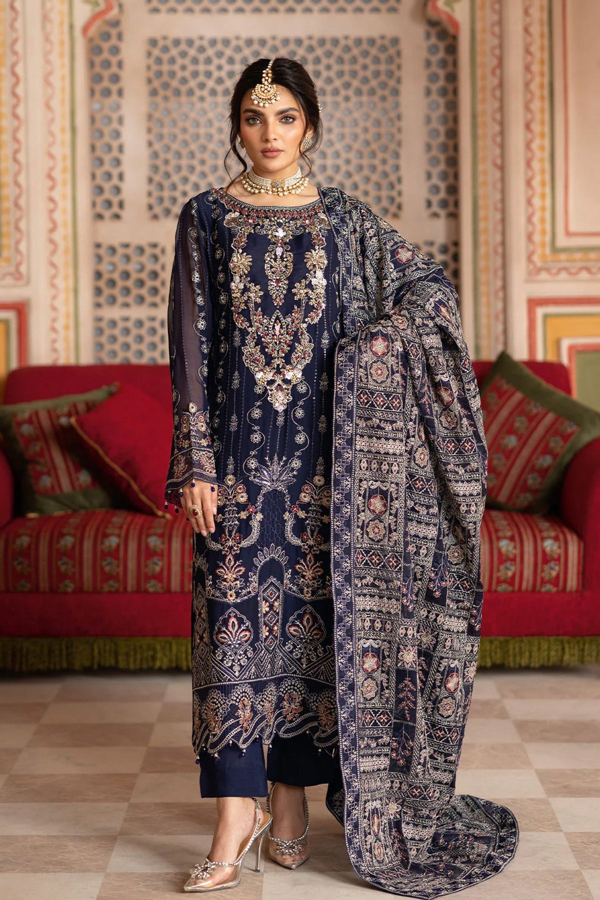 Dastan by Ramsha Unstitched 3 Piece Formals Vol-03 Collection'2025-T-306