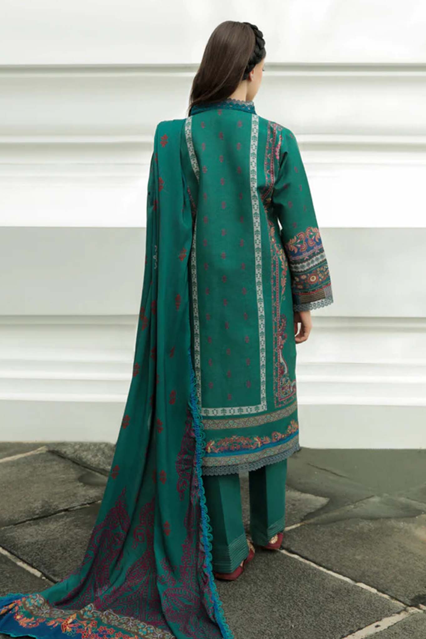 Tassawur by Florent Unstitched 3 Piece Silk Karandi Collection'2022-TFL-02A