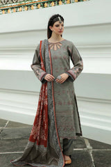 Tassawur by Florent Unstitched 3 Piece Silk Karandi Collection'2022-TFL-03A