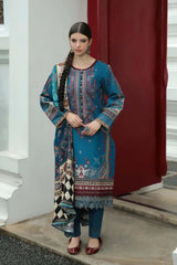 Tassawur by Florent Unstitched 3 Piece Silk Karandi Collection'2022-TFL-08A