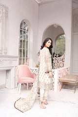 Flossie Unstitched 3 Piece Formals Executive Vol-10 Collection'2025-The Gold Verona