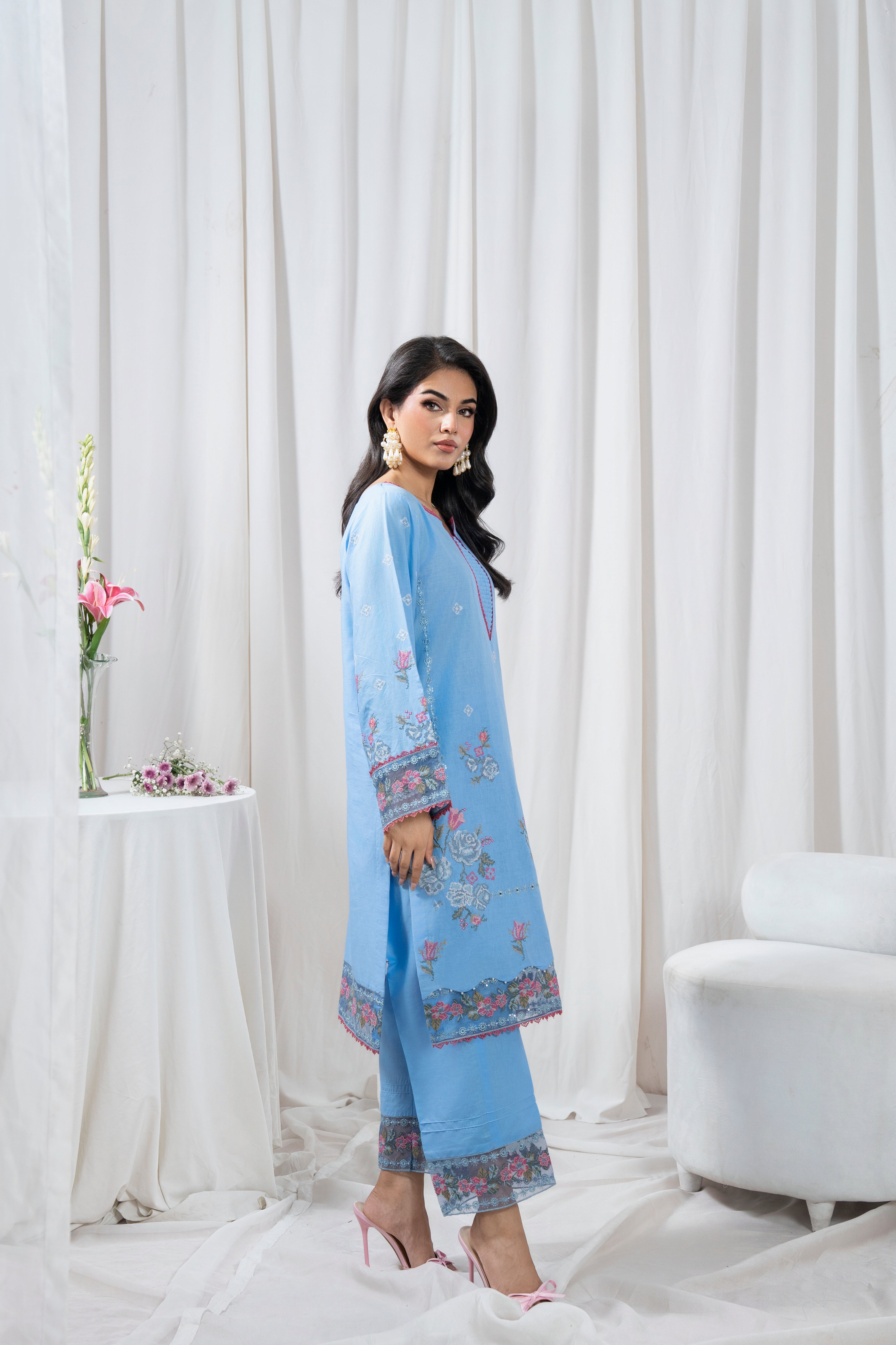 Zoya Zafar Stitched 2 Piece Cotton Collection'2025-Skymira