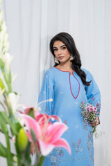 Zoya Zafar Stitched 2 Piece Cotton Collection'2025-Skymira