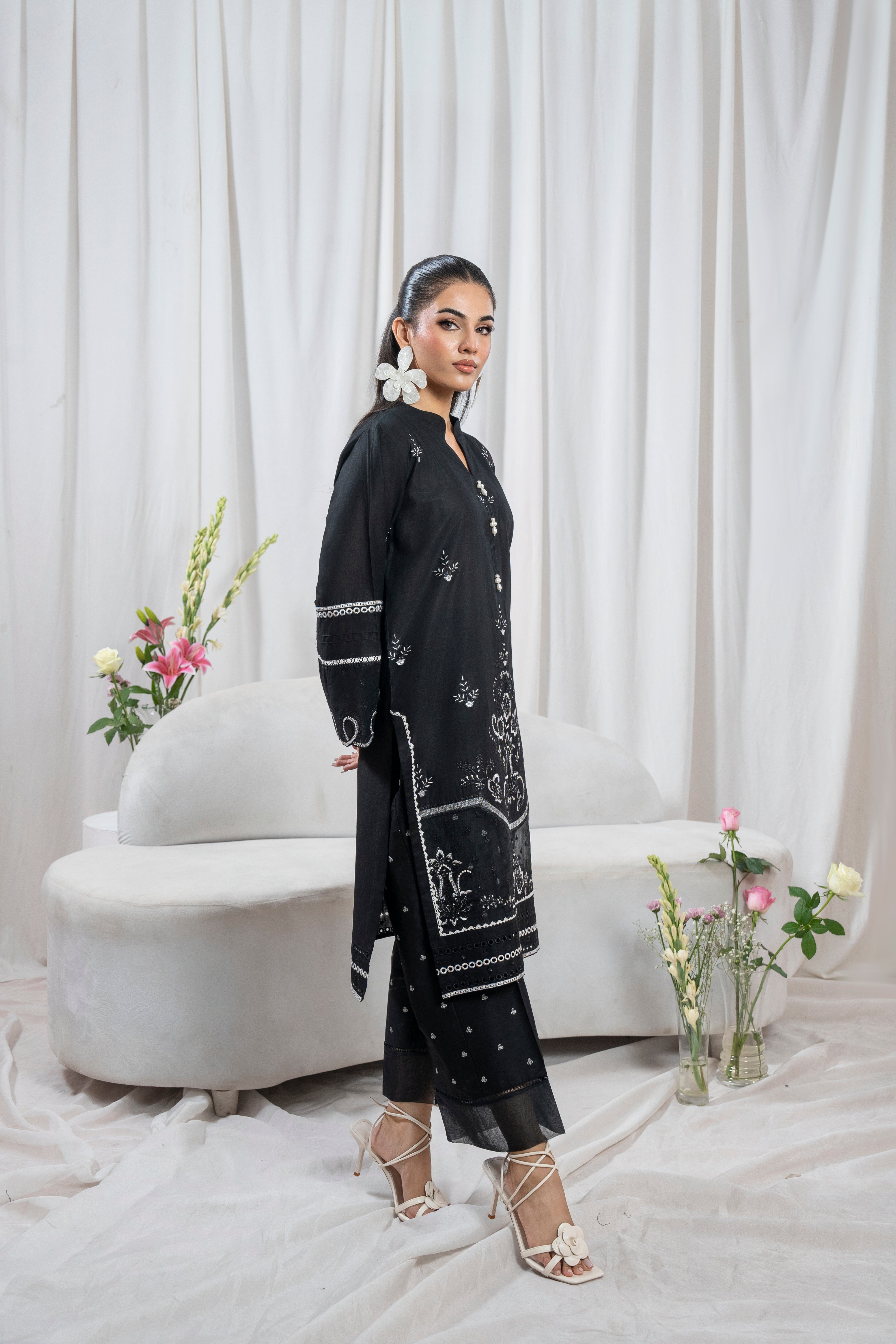 Zoya Zafar Stitched 2 Piece Cotton Collection'2025-Lakhany  2 Pc Pret