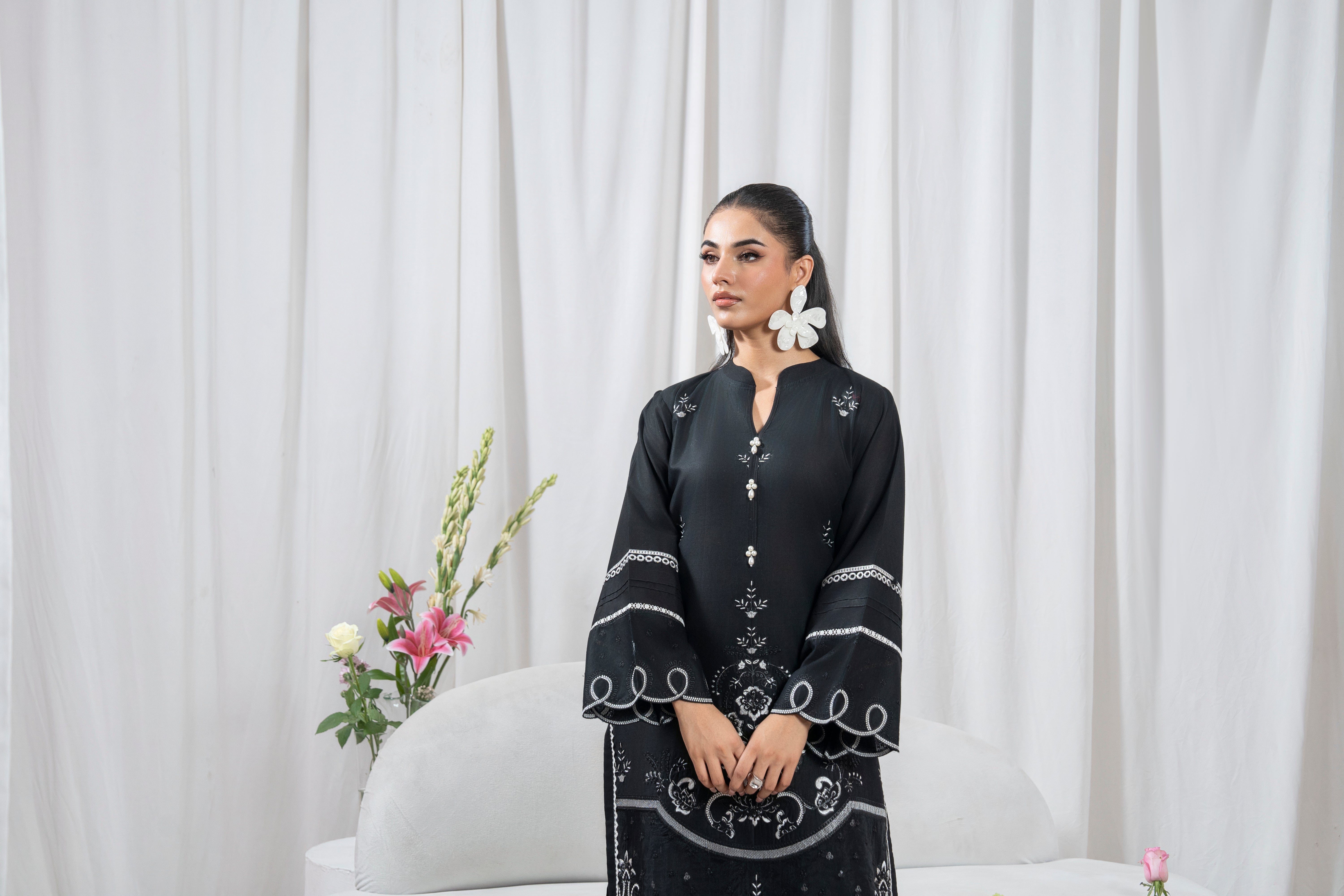 Zoya Zafar Stitched 2 Piece Cotton Collection'2025-Lakhany  2 Pc Pret