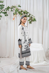 Zoya Zafar Stitched 2 Piece Cotton Collection'2025-Haseens Andaaz