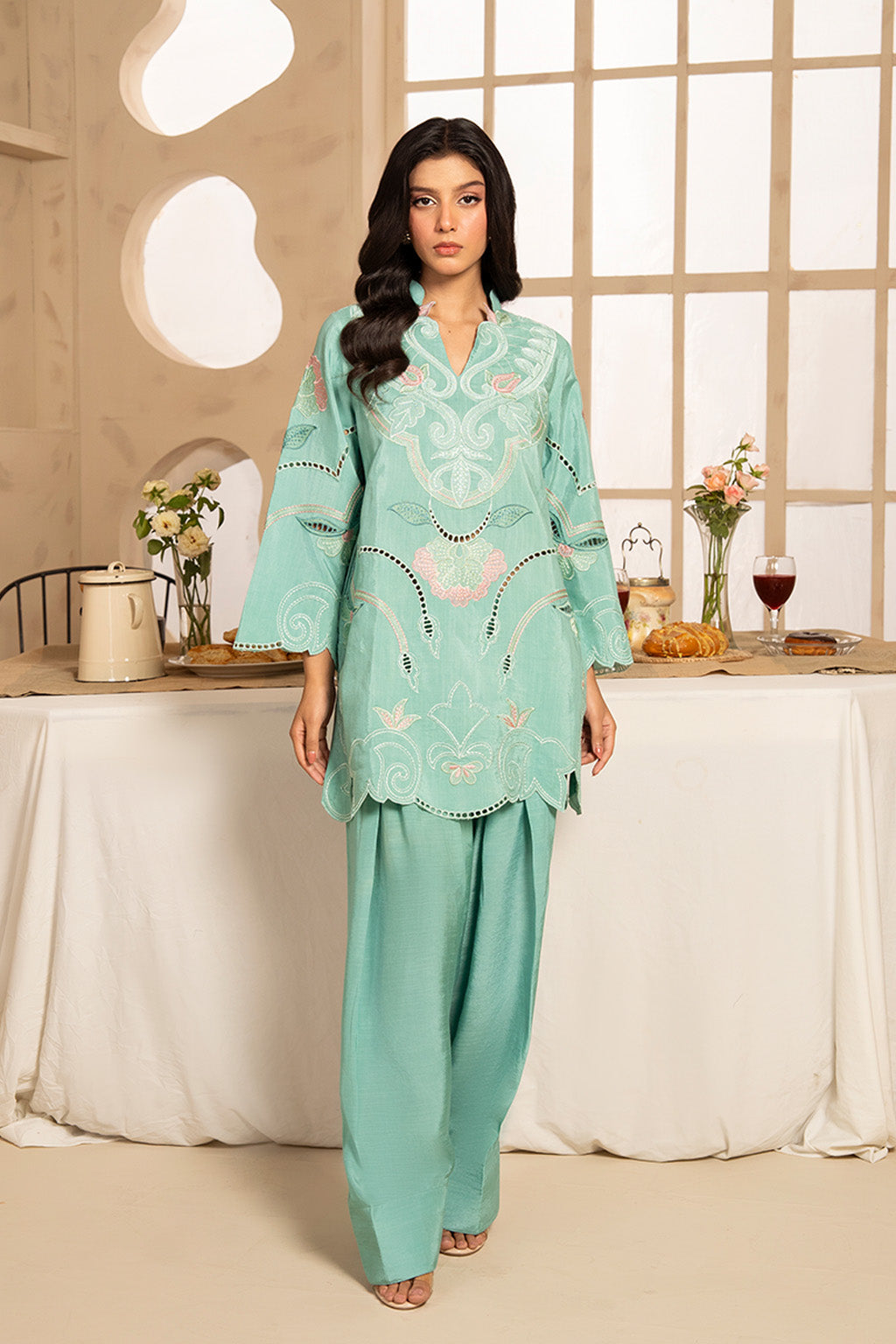 Verah By Meeral Stitched 2 Piece Lawn Collection'2025-COR-002