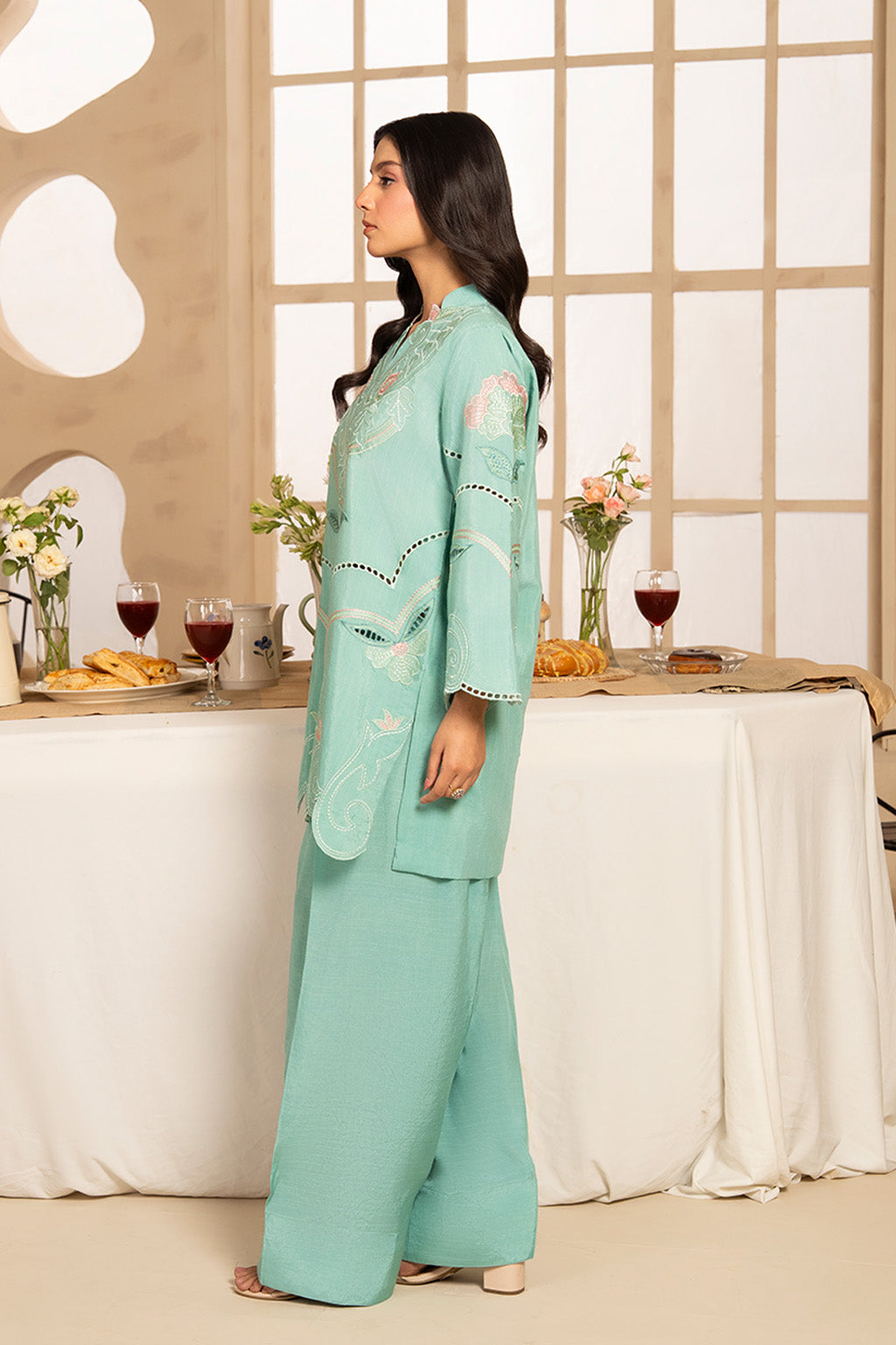 Verah By Meeral Stitched 2 Piece Lawn Collection'2025-COR-002