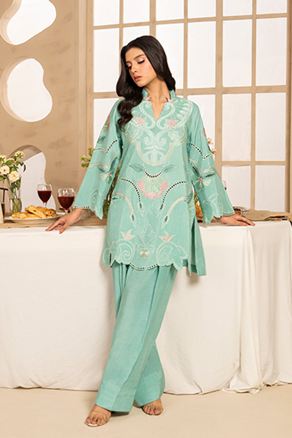 Verah By Meeral Stitched 2 Piece Lawn Collection'2025-COR-002