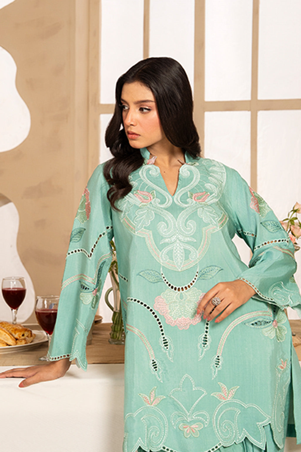 Verah By Meeral Stitched 2 Piece Lawn Collection'2025-COR-002