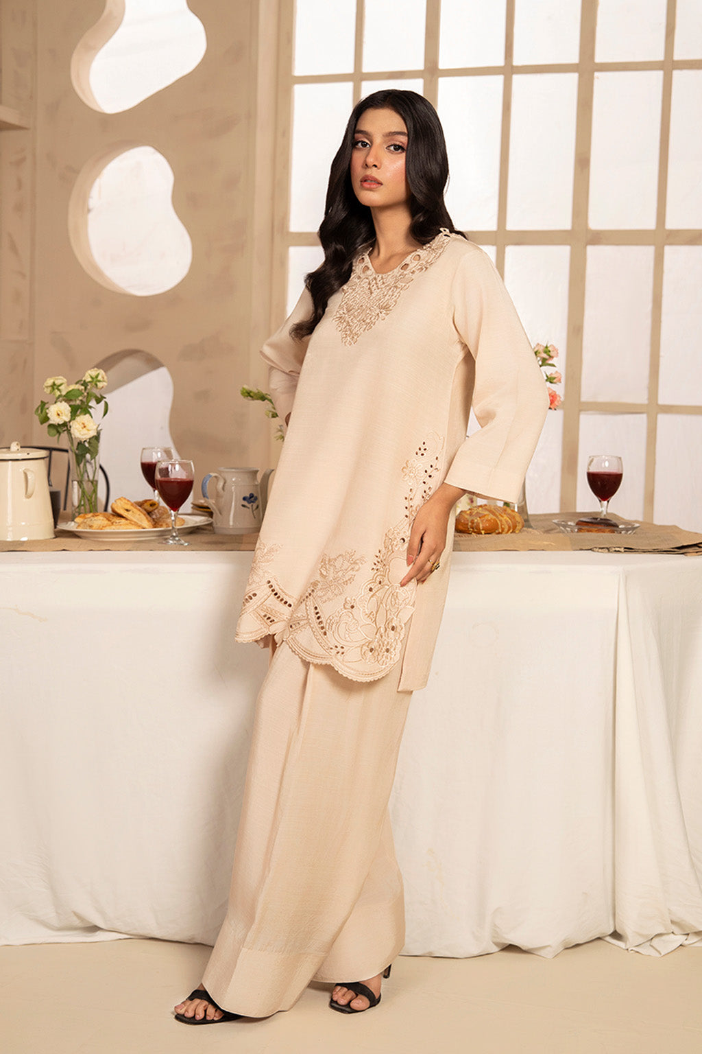 Verah By Meeral Stitched 2 Piece Lawn Collection'2025-COR-004
