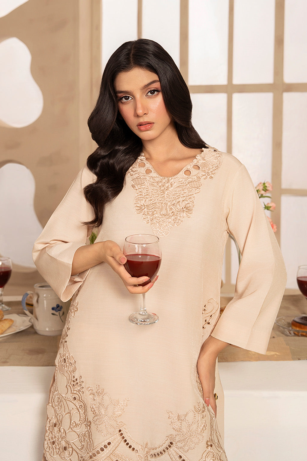Verah By Meeral Stitched 2 Piece Lawn Collection'2025-COR-004