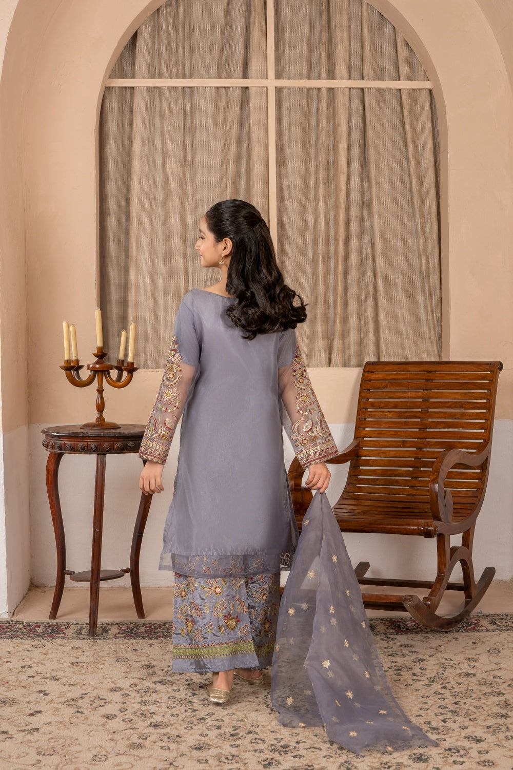 Khayat Stitched Festive Kids Collection'2025-Timberwolf
